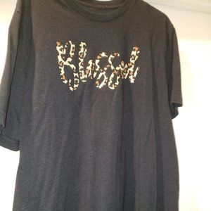 Love in Faith Blessed Tee Shirt Leopard Print 2xl